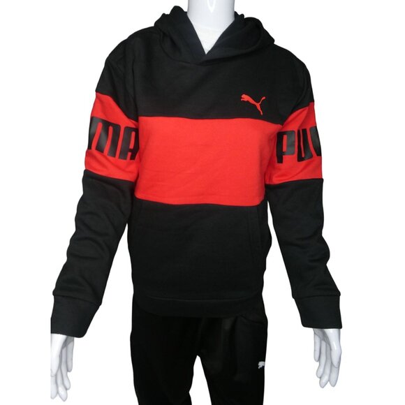 Puma Black/Red Hoodie One of a Kind - Picture 2 of 8